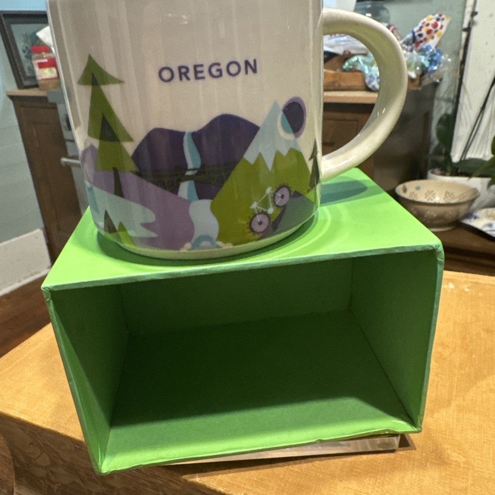 Starbucks Oregon You Are Here Collection Coffee Mug 14 Oz